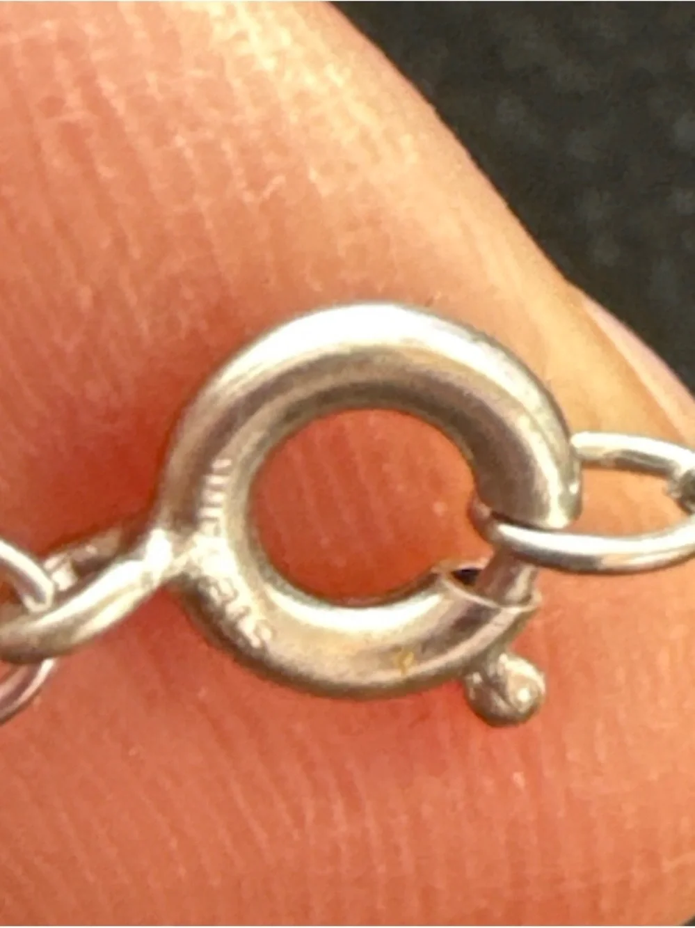 Beautiful sterling silver choker, 15